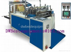 Full-auto heat sealing & cutting machine for T-shirt bag/Vest bag