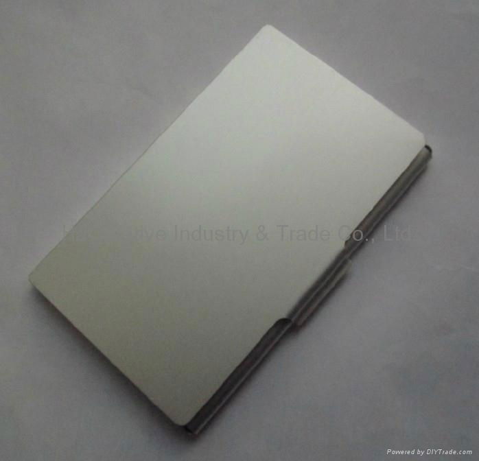 Aluminium/Metal business card holder 4