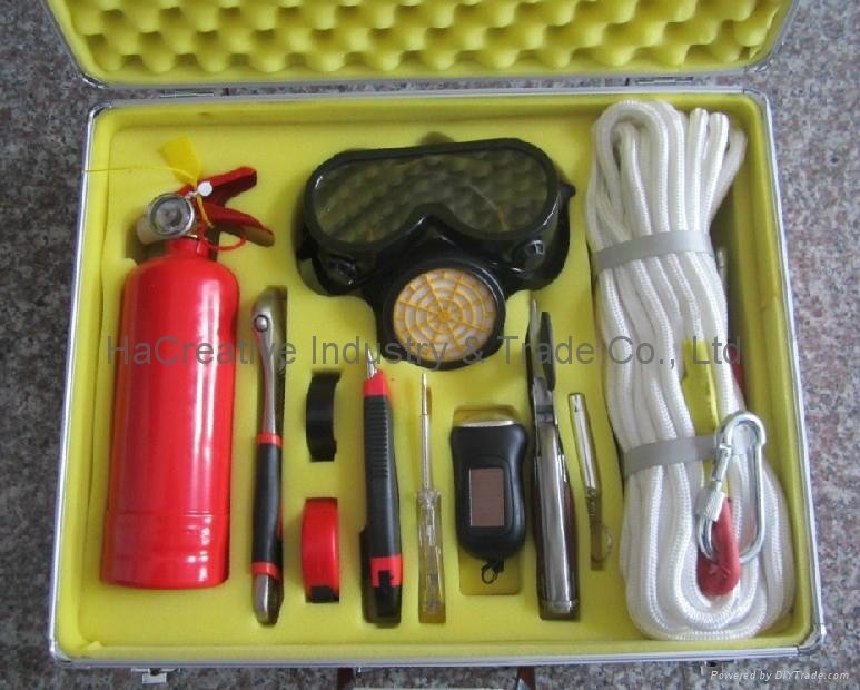 emergenc tools set,family protection safety tools kit 2