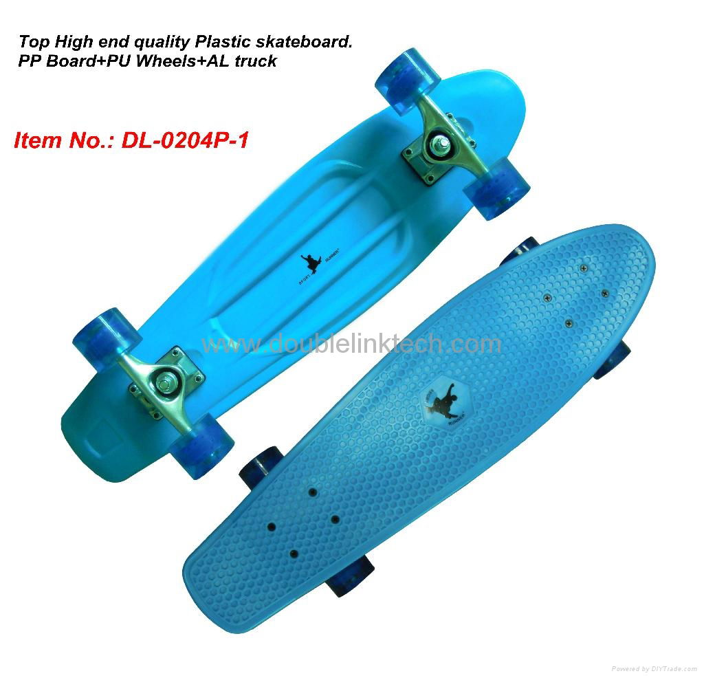 Top High end quality Plastic skateboard