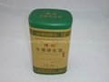 Rectangular Metal tea can-100*75*163mm  1