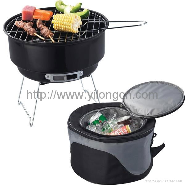 Portable grill with Cooler Bag(BC-08C-1) 4