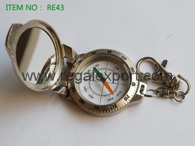 Pocket brass compass keychain promotion muslim 4