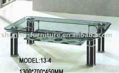 modern design tempered glass coffee table 