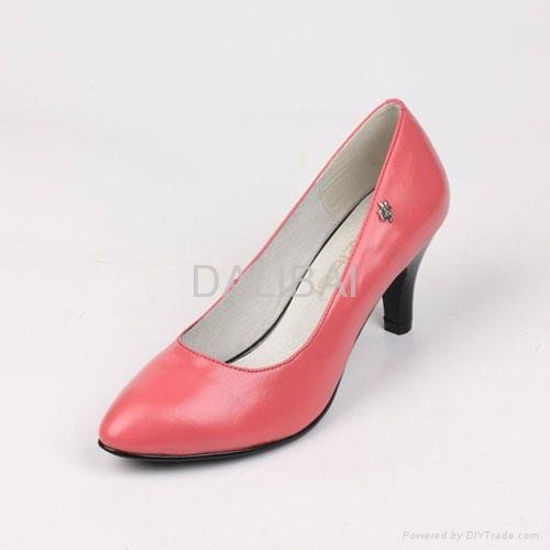 2012 Fashion ladies khaki high heels dress shoes 4