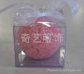 Small rose ball candle