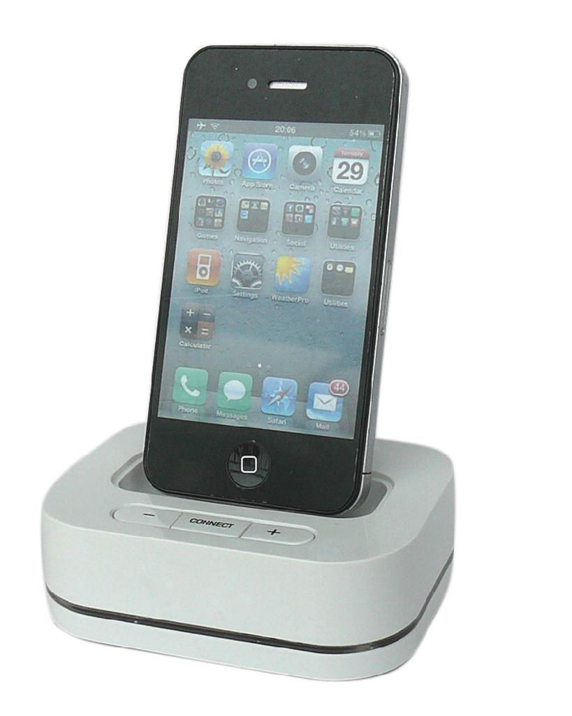 Wireless audio transmitter for Iphone