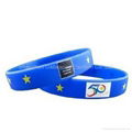 Silicone bracelet rubber wristbands band