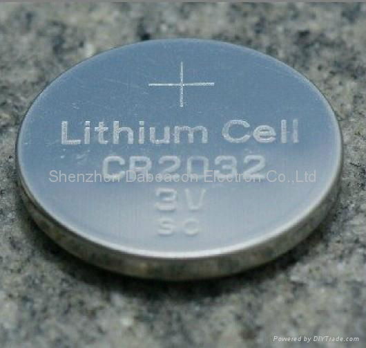 CR2032 3v lithium button cell