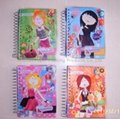 Hardcover spiral notebooks for girls