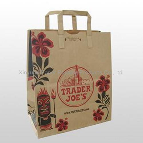 Brown kraft paper bag