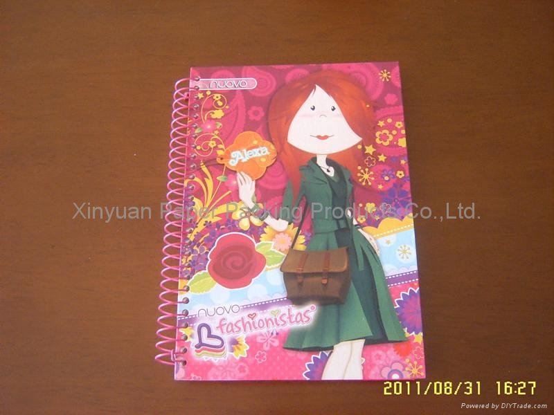 Hardcover spiral notebooks for girls