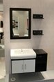 wall monted mirror pvc bathroom furniture