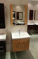 simple wall mounted soild bathroom cabinet 1