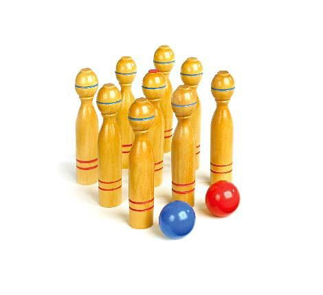 Wooden skittles game 2