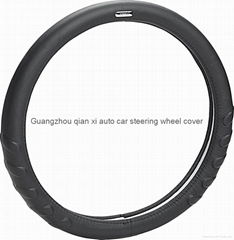 genuine leather steering wheel cover