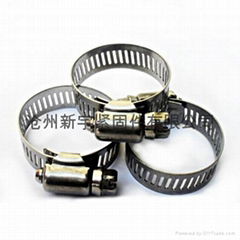 American type worm drive hose clamps