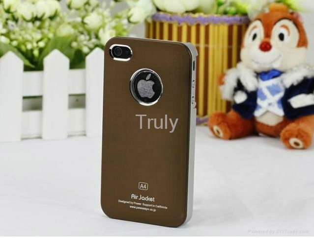 Air Jacket Matte Metal Hard Case Cover for iPhone 4S 2