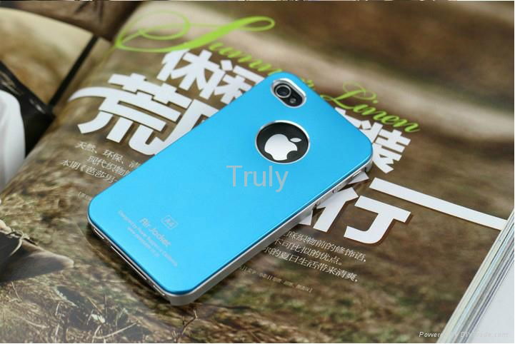 Air Jacket Matte Metal Hard Case Cover for iPhone 4S 4