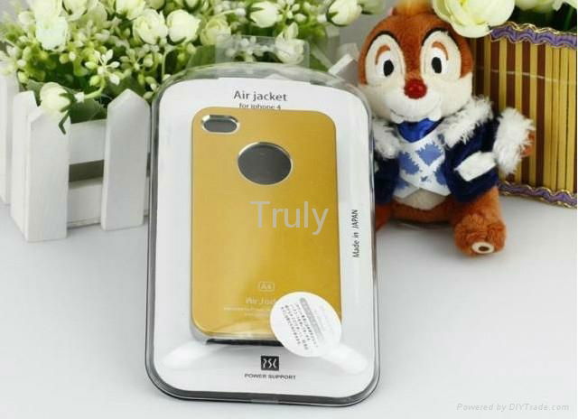 Air Jacket Matte Metal Hard Case Cover for iPhone 4S 5