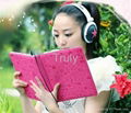 Bright Cute Graffiti fairy Pretty Smart Leather Case Cover Stand for ipad 3 2