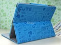 Bright Cute Graffiti fairy Pretty Smart Leather Case Cover Stand for ipad 3 3