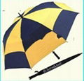 Double layer golf umbrella