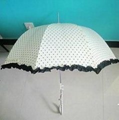Lace lady straight umbrella 