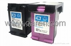 Compatible hp 901xl black and color