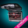 CR903: 9" car roof audio monitor with built-in IR 2