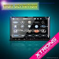 TD717 : 7 inch Touch Screen Car DVD Player Car Audio support IPOD