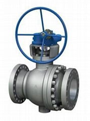 Metal hard seal fixed ball valve