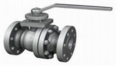 Metal hard seal float ball valve: