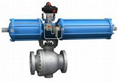 Hard seal eccentric wear ball valve