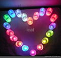 LED Candle Colorful Romantic Candle Lamp Sound Control Candle light Free Shiping 3