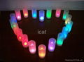 LED Candle Colorful Romantic Candle Lamp Sound Control Candle light Free Shiping 5