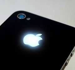 Luminescent logo mod kit for iphone 4S