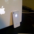 Luminescent logo mod kit for iphone 4S 4