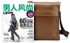 leather bag  men bag shoulder bag  hand bag  fashion bag  business bag 8673-23