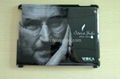 Steve Jobs Statue PC Protective design leather Case for New IPad 1