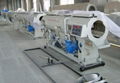 Plastic pipe production line