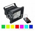 10W RGB16 colour changing floodlight 1