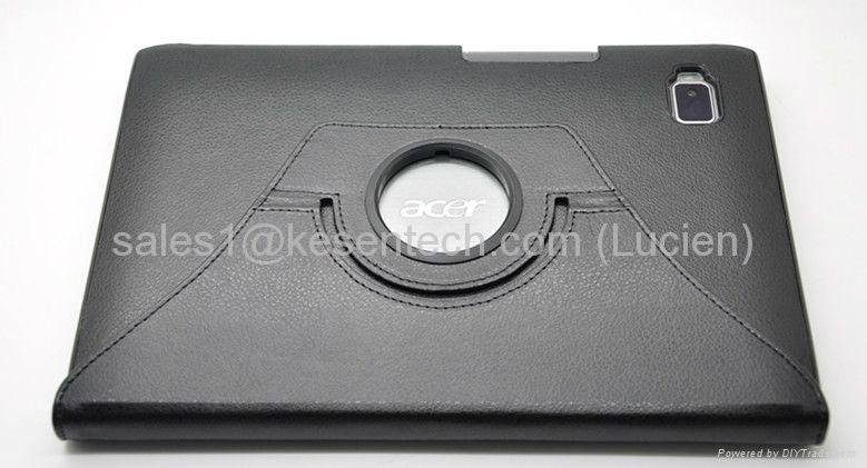 Comfortable leather case for tablet PC