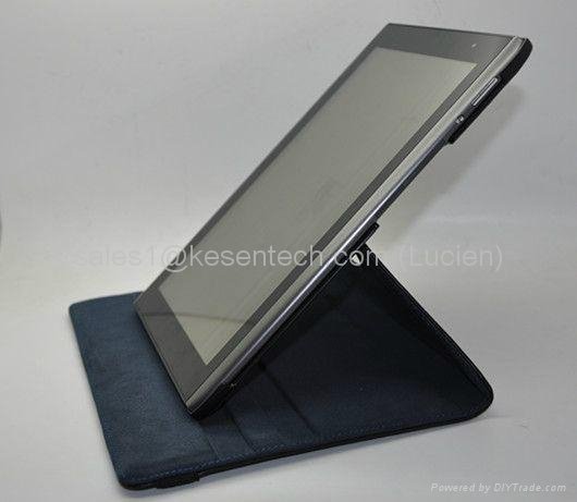 Comfortable leather case for tablet PC 3