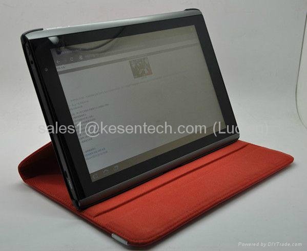 Comfortable leather case for tablet PC 4