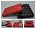 kindle 4 red leather case