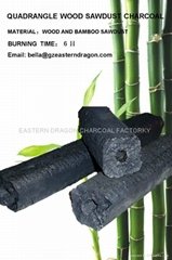 100% natural bamboo high-temperature BBQ charcoal