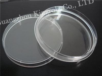 100mm disposable petri dish with easy-grip brim