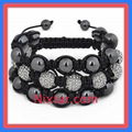 Hematite Beads And Crystal Beads Macrame