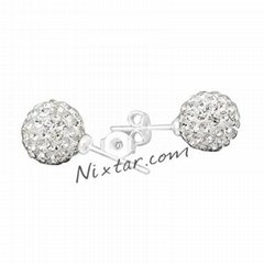 Fashion Clear Crystal Stones Earrings Wholesale